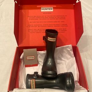 Kids Hunter Rain Boots, Size 9B